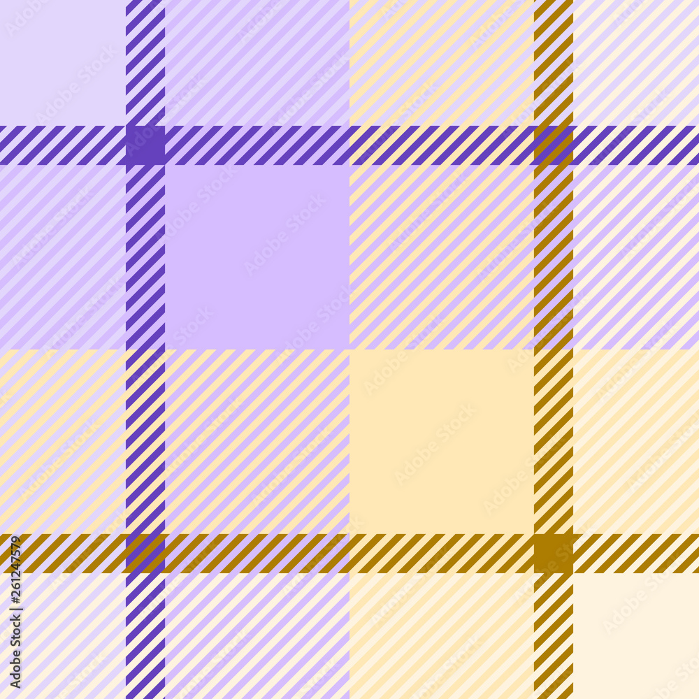Plaid or tartan vector is background or texture in many color Plaid or tartan vector is background or texture in many color
