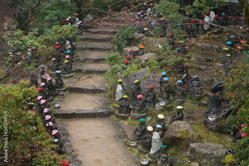 Temple Garden with statues