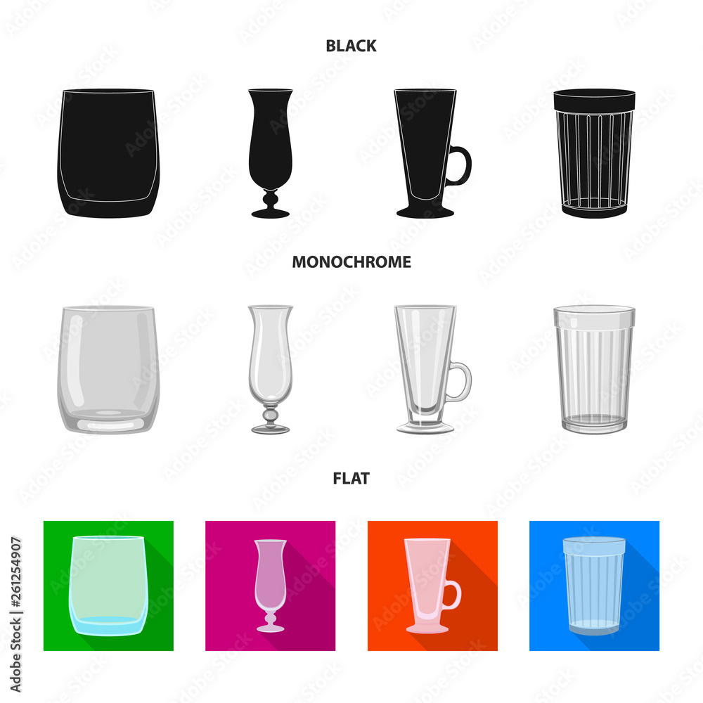 Vector design of form and celebration sign. Set of form and volume stock vector illustration.