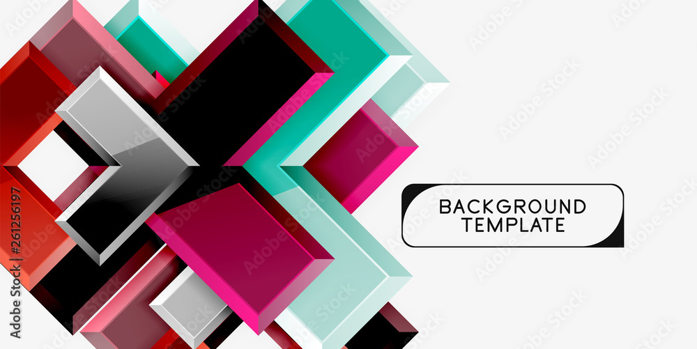 Glossy arrows background Glossy arrows background