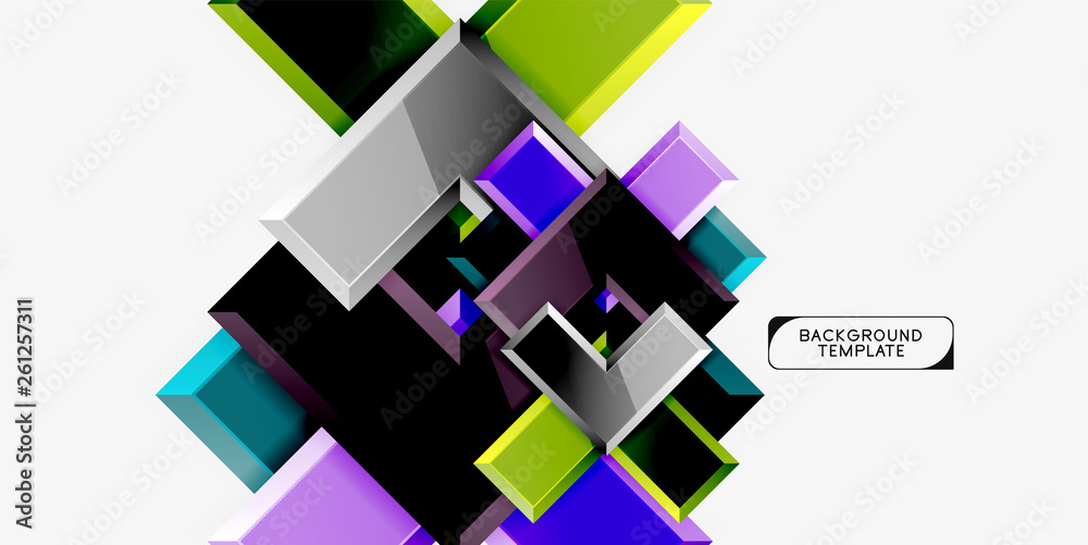 Glossy modern geometric background, abstract arrows composition Glossy modern geometric background, abstract arrows composition