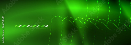 Shiny neon lights background, techno design, modern wallpaper for your project