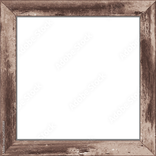 3D picture frame design vector