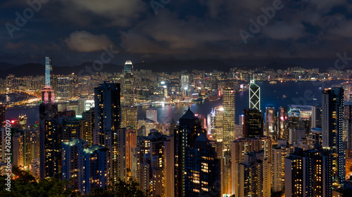 Hong Kong Skyline at Night