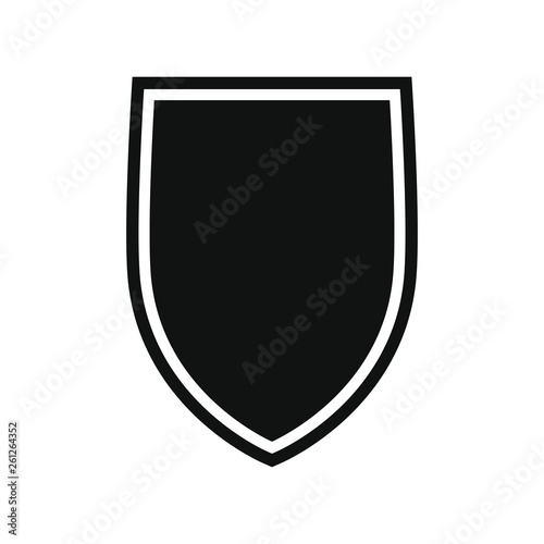 Free Download Shield icon. Protection symbol. Isolated sign black shield on white background. Vector illustration - GFXLoad