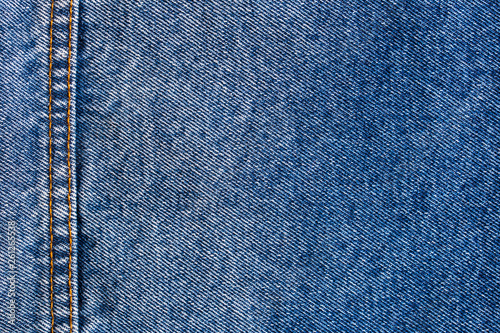 blue jeans texture with seam