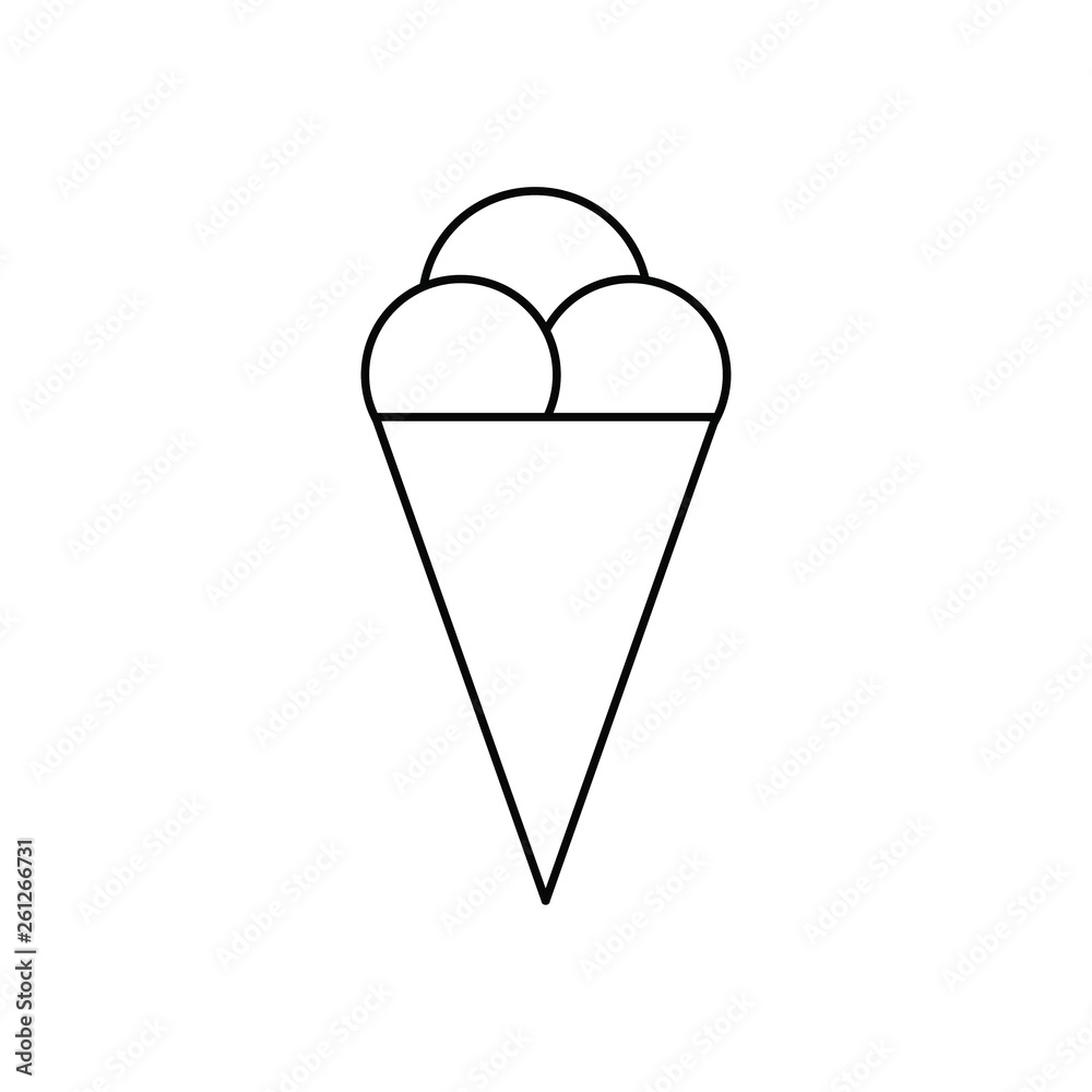 Ice cream Icon Vector