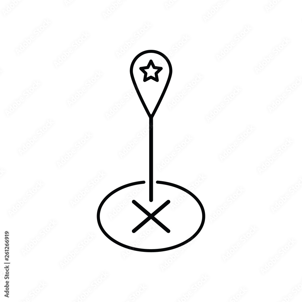 Map location filled outline icon Geo location pin symbol Map location filled outline icon Geo location pin symbol