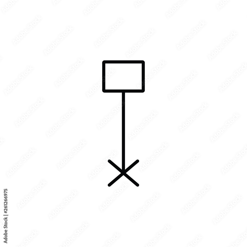 Fototapeta premium Map location filled outline icon Geo location pin symbol