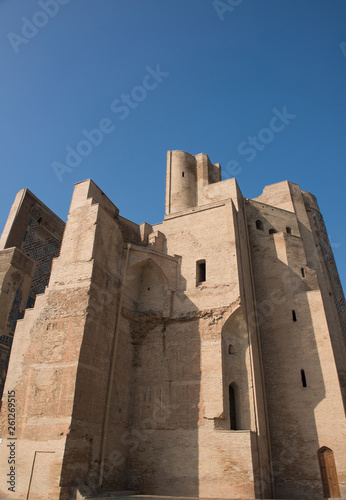 Great portal Ak-Saray - White Palace of Amir Timur, Uzbekistan, Shahrisabz. Ancient architecture of Central Asia © warloka79