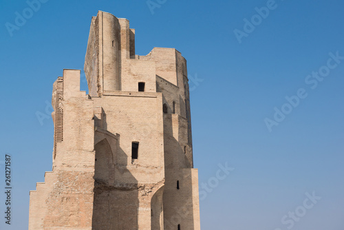 Great portal Ak-Saray - White Palace of Amir Timur  Uzbekistan  Shahrisabz. Ancient architecture of Central Asia