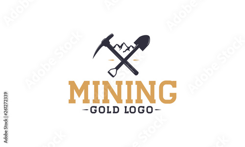 MINING GOLD LOGO