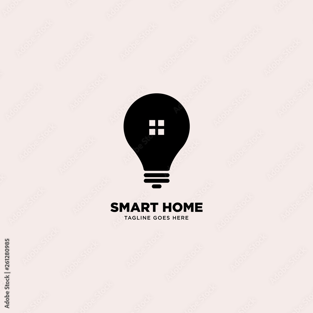 Smart Home logo template, vector illustration icon element - Vector Smart Home logo template, vector illustration icon element - Vector