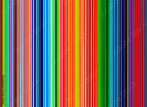 Texture of bright colorful striped wallpaper, vector illustration.