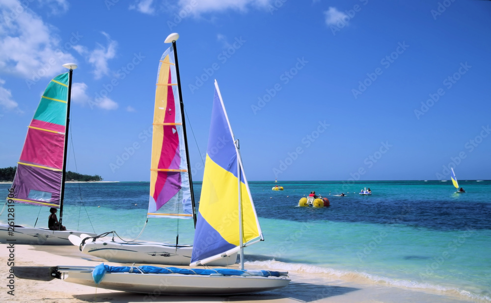 Fototapeta premium wassersport in der karibik