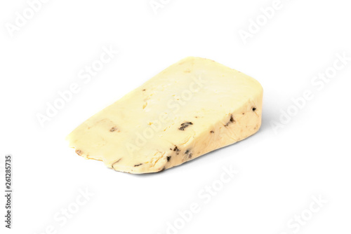 Cheese isolated on white background. 