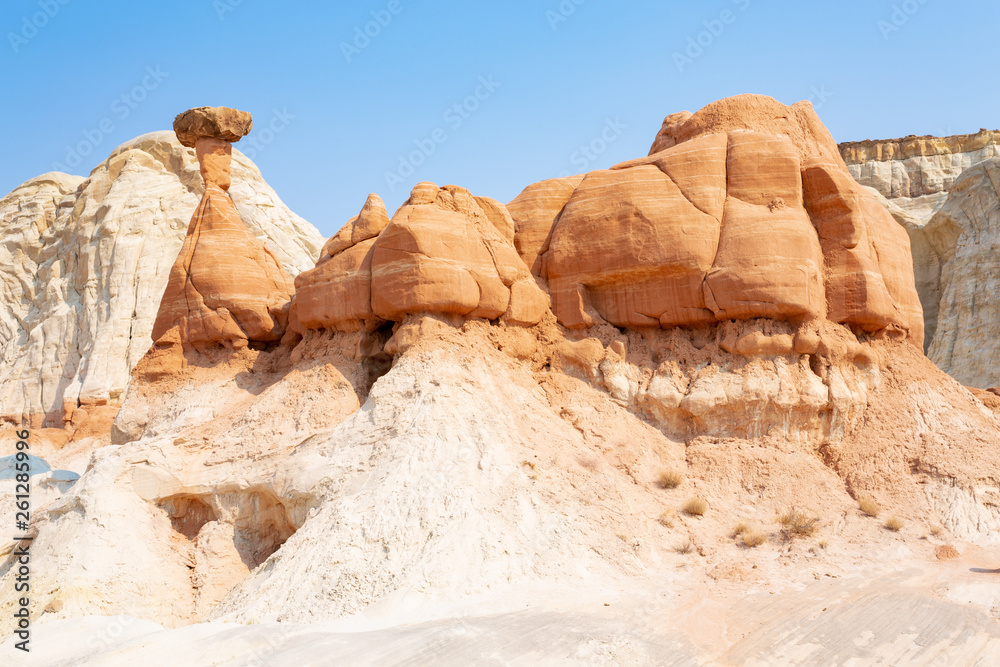 Toadstools in Grand Staircase-Escalante National Monument, Utah, USA
