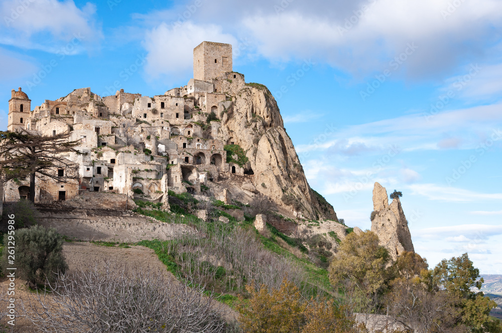 Craco, the ghost town of Basilicata. Famous for being a set of films and commercials.
