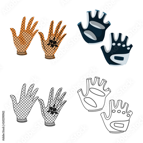 Vector illustration of silhouette and safety symbol. Collection of silhouette and comfort stock symbol for web. © pandavector