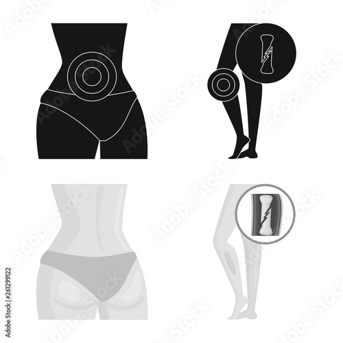 Vector illustration of hospital and rendering symbol. Collection of hospital and help stock symbol for web.