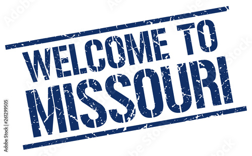 welcome to Missouri stamp