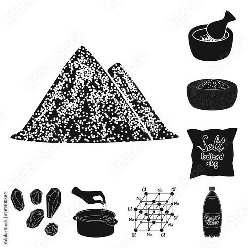 Vector illustration of natural and baking   icon. Collection of natural and food stock vector illustration.