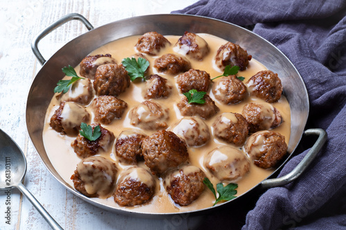 Swedish style meatballs