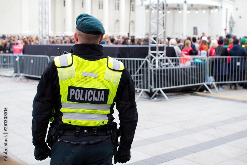Lithuanian policeman Lithuanian policeman