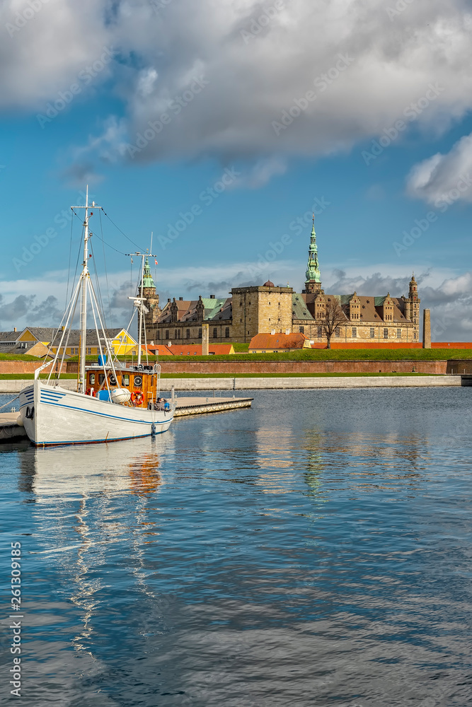 Kronborg Castle View From Port