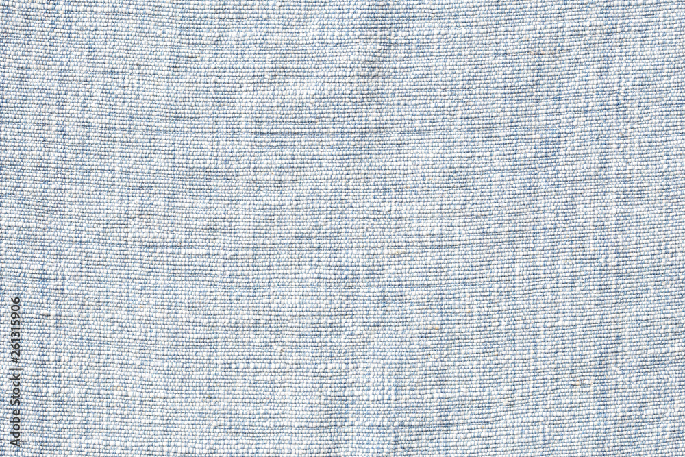 Fototapeta premium Blue cotton weave fabric background texture