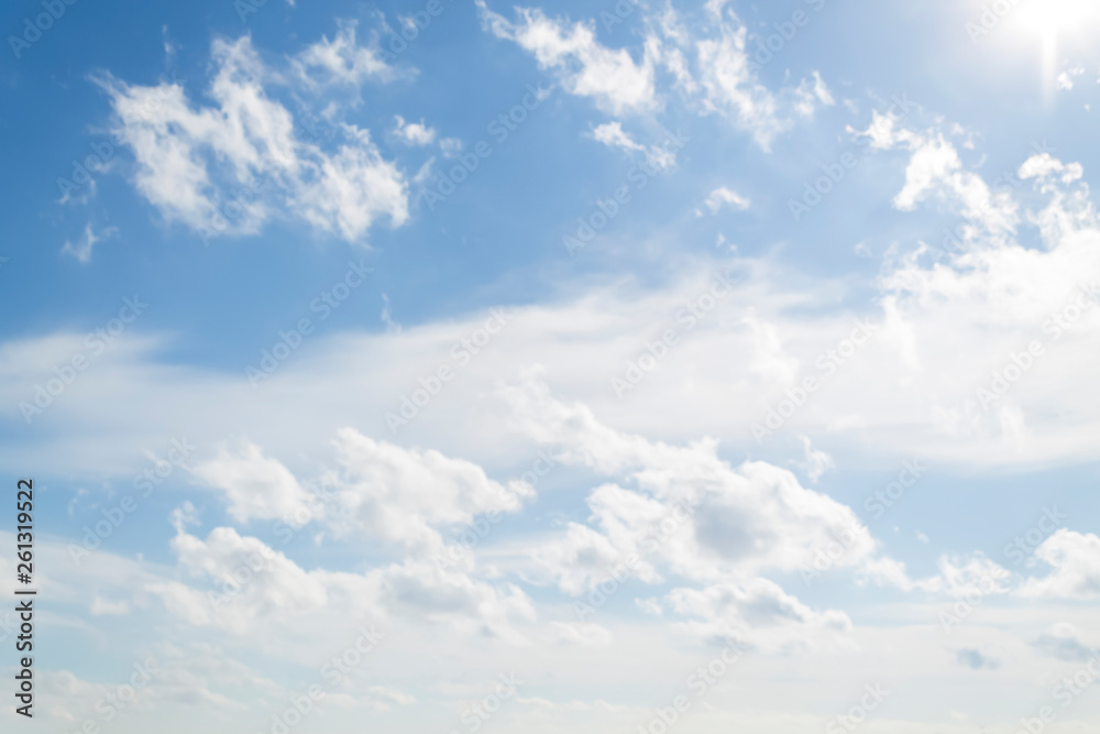 blue sky with white clouds, nature background blue sky with white clouds, nature background