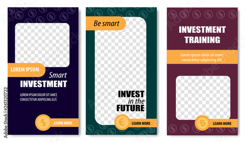 Be Smart Invest in Future Templates Social Media.