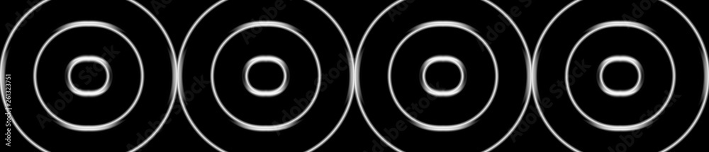 Digital art, abstract three-dimensional symmetrical objects with soft lighting, Germany