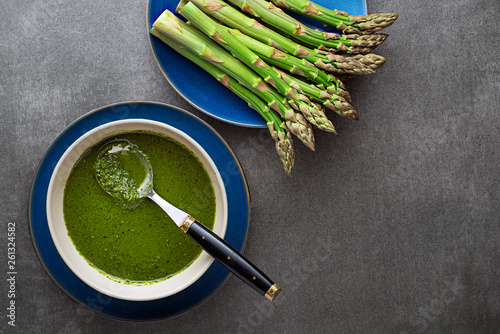 Asparagus soup photo