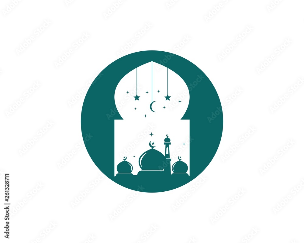 Mosque icon vecto Mosque icon vecto