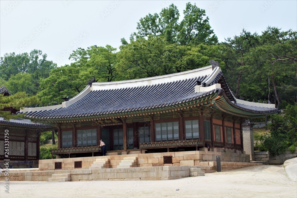 Guest receiving hall Yanghwadang at Changgyeonggung Palace, Seoul, Korea