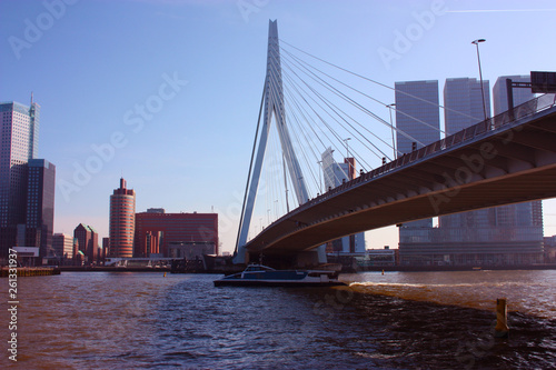 a journey to discover the modern and futuristic architectural city of Rotterdam, between bridges and skyscrapers © Alessia