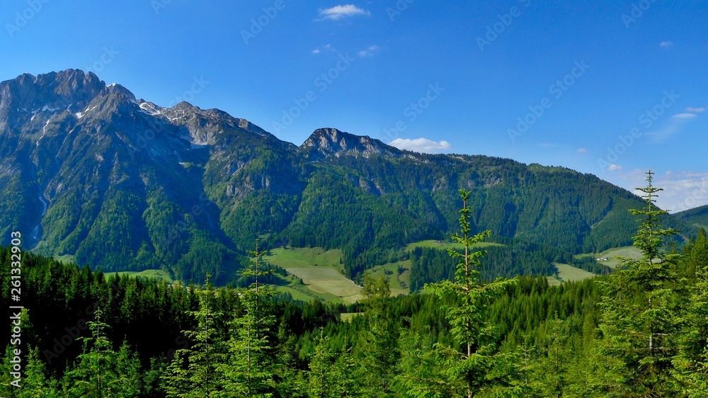 Austrian Alps-view of the Dachstein