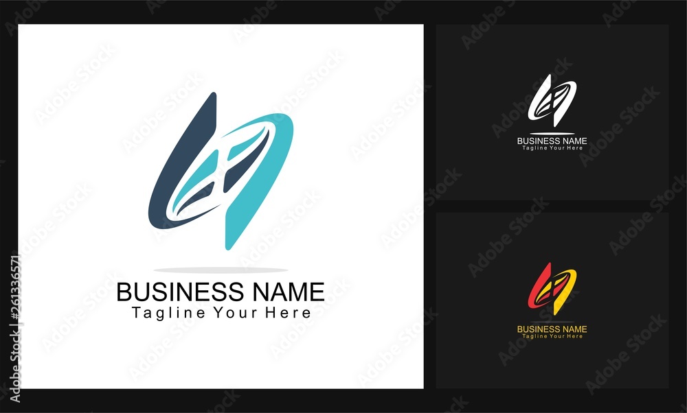 business technology concept logo