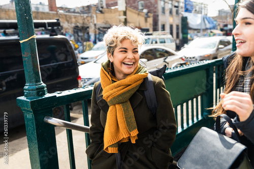 Portrait of a woman smiling