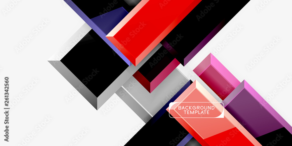 Glossy arrows geometric background Glossy arrows geometric background