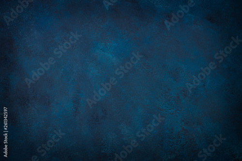Canvas Print Blue texture dark slate background.