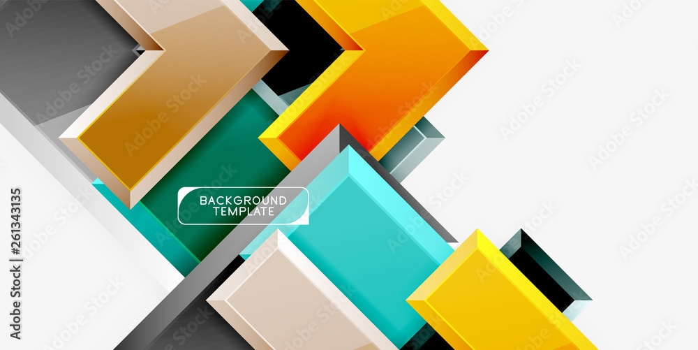 Abstract arrows composition background Abstract arrows composition background