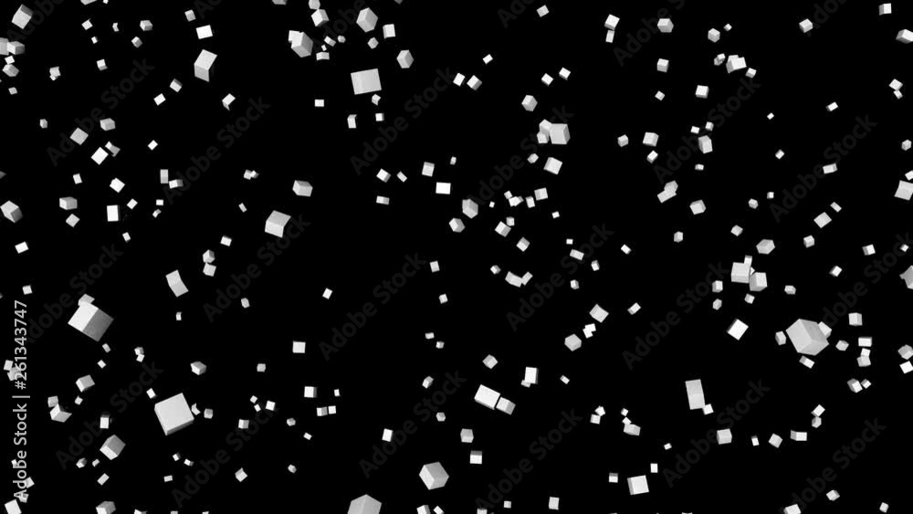 3d rendering of perfect loop particles isolated on black background 3d rendering of perfect loop particles isolated on black background