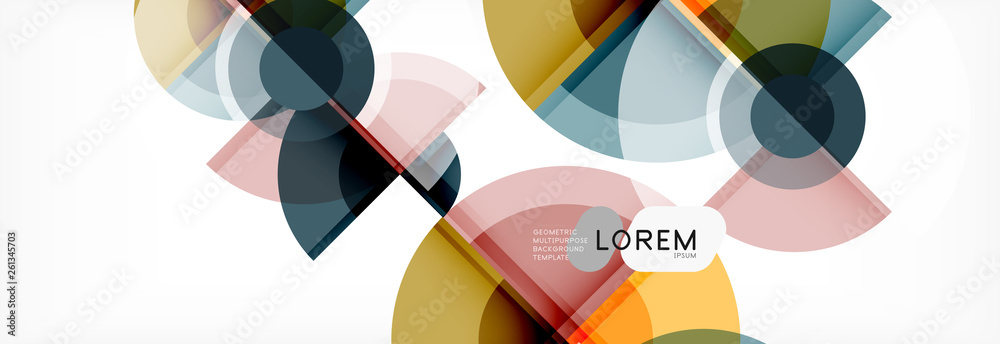 Abstract background bright circles geometric design Abstract background bright circles geometric design