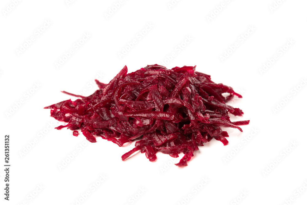 Naklejka premium Boiled beet isolated on white background.