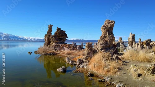 Mono Lake California with its Tufa columns
