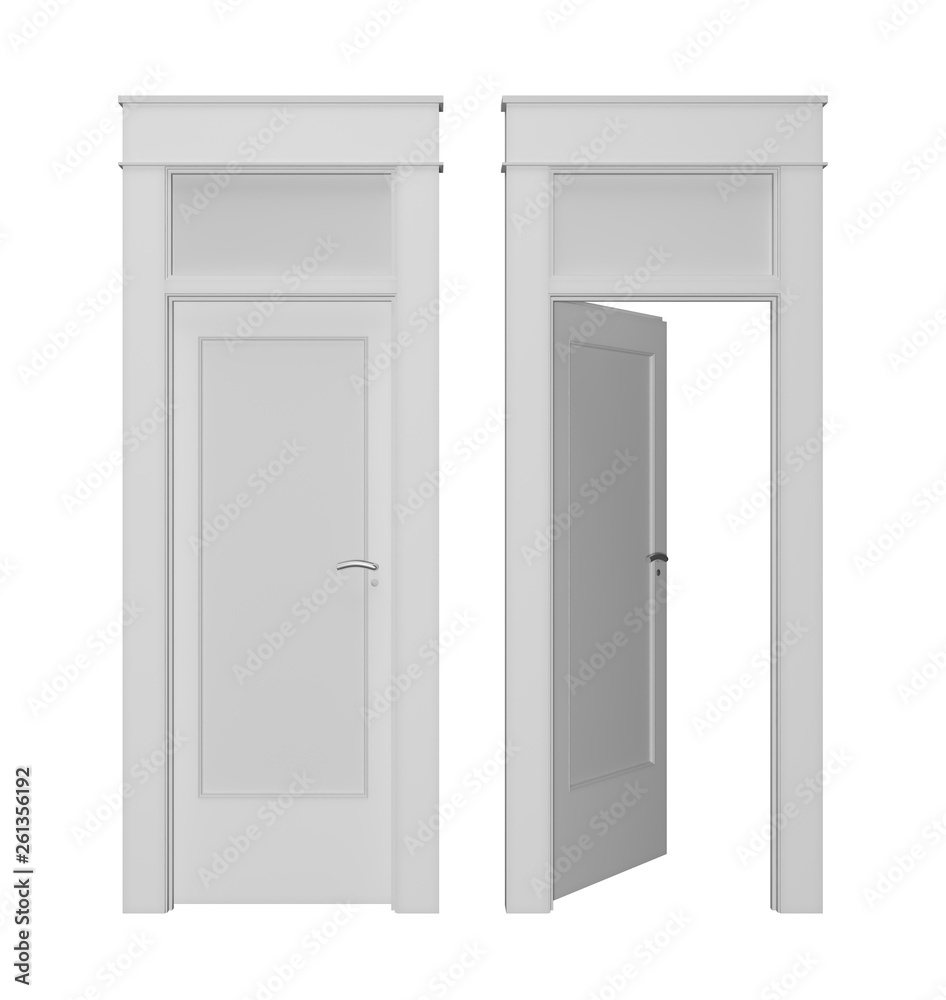 Door isolated Door isolated