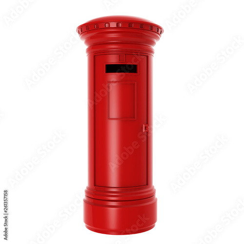 Letter box isolated