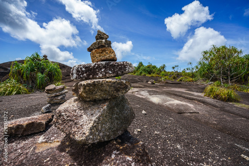 At the top of the copolia trail at mahé on the seychelles 1
